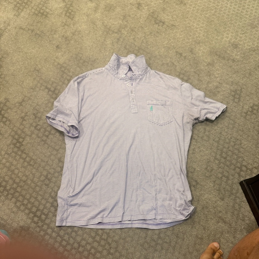 Johnnie O Men's Striped Polo Shirt